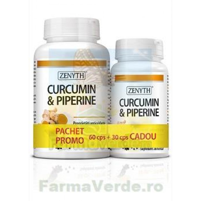 Curcumin & Piperine 500 mg 60 capsule ZENYTH PHARMA