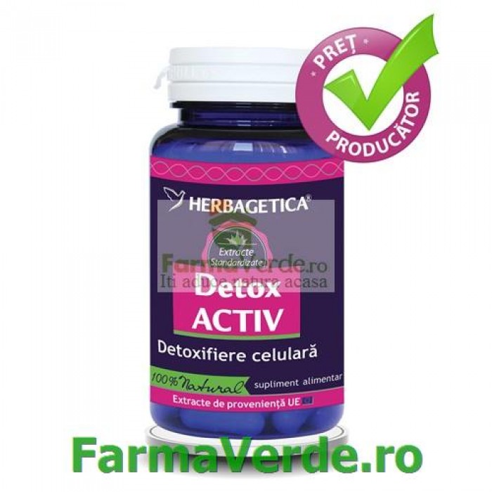 DETOX ACTIV 60 capsule Herbagetica