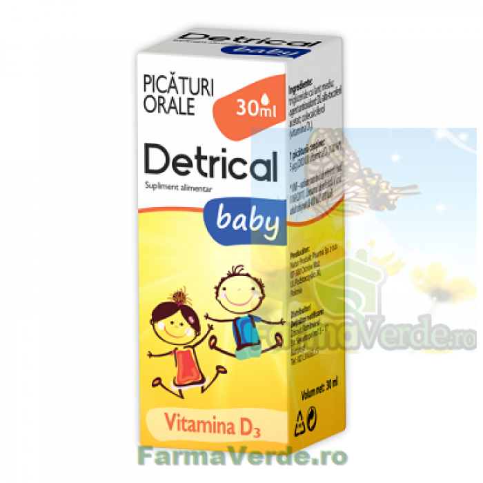 Detrical Baby Picaturi Orale 30 ml Zdrovit