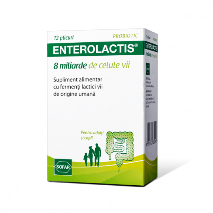 Enterolactis Probiotic 12 plicuri Sofar