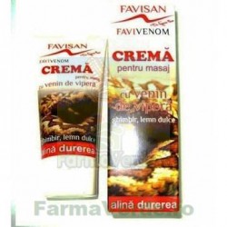 Favivenom Crema masaj cu Venin de Vipera 50 ml Favisan