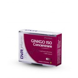 GINKGO 150 mg Concentrare 20 capsule Dvr Pharm