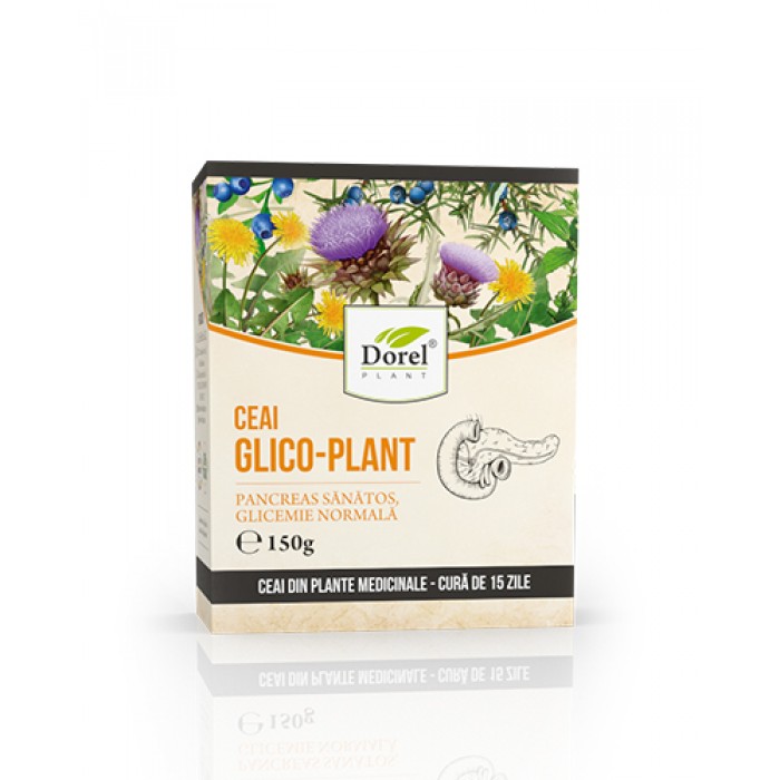 Ceai Glico-Plant Pancreas Sanatos, Glicemie Normala 150 gr Dorel