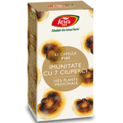 IMUNITATE CU 7 CIUPERCI 410 mg 60 capsule Fares