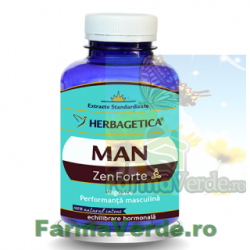Man Zen Forte O viata sexuala mai buna120 capsule Herbagetica