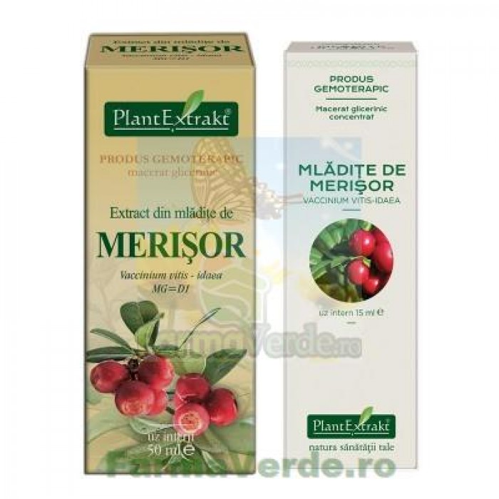 Gemoderivat Extract din mladite de Merisor 50 ml Plantextrakt