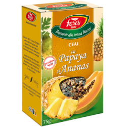Ceai cu Papaya și Ananas la punga 75 gr Fares Orastie