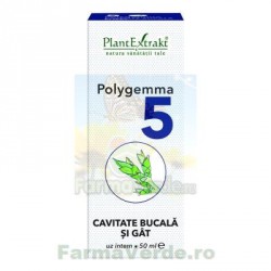 Polygemma Nr.5 Cavitate Bucala/Gat 50 ml Plantextrakt