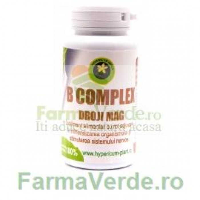 Droji Mag Vitamina B6 Naturala 60 capsule Hypericum Impex Plant