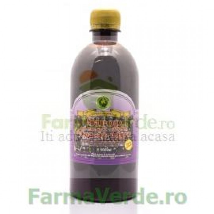 Sirop cu Extract de Coacaz-Negru si Indulcitori 500 ml Hypericum Plant