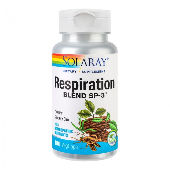 Respiration Blend 100cps (afectiuni respiratorii) Solaray-Secom