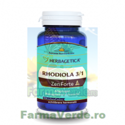 Rhodiola 3/1 Zen Forte AntiStres 60 capsule Herbagetica