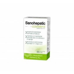Sanohepatic Colesterol 60 comprimate Zdrovit