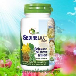 Sedirelax Stres si Oboseala 100 Tablete Ayurmed Star International