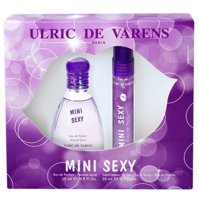 Set Cadou Ulric de Varens Mini Sexy Femei: Apa de Parfum, 25 ml + Apa de Parfum 20 ml