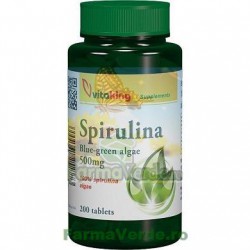 Spirulina 100% 500 mg 200 comprimate Vitaking 