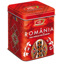 Ceai Suvenir Romania Rosu din 7 plante medicinale 75 gr Fares