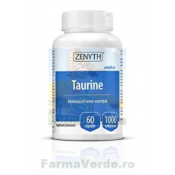 Taurine 1000 mg 60 capsule Zenyth PHARMACEUTICALS