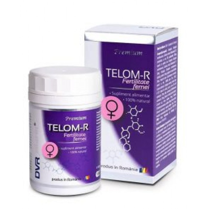 Telom R Fertilitate Femei 120 capsule DVR Pharm