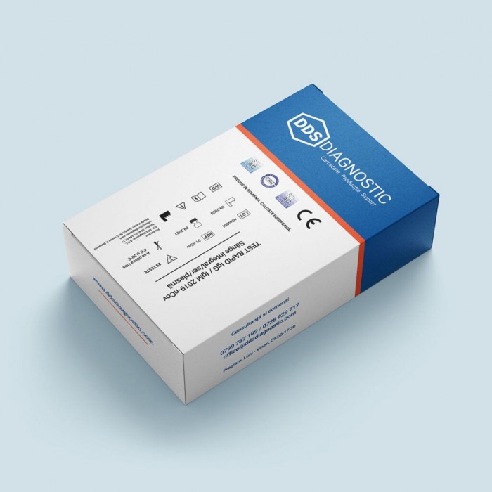 Test Rapid Covid19 Anticorpi IgG/IgM 2buc DSS DIAGNOSTIC