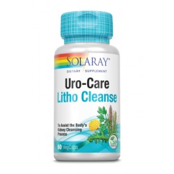 Uro-Care Litho Cleanse 60 capsule vegetale Solaray Secom