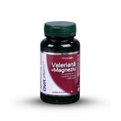 Valeriana + Magneziu 60 capsule DVR Pharm