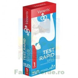 Test rapid Veneris pentru Sifilis (infectie cu transmitere sexuala), pentru auto-testare 1 bucata Barza