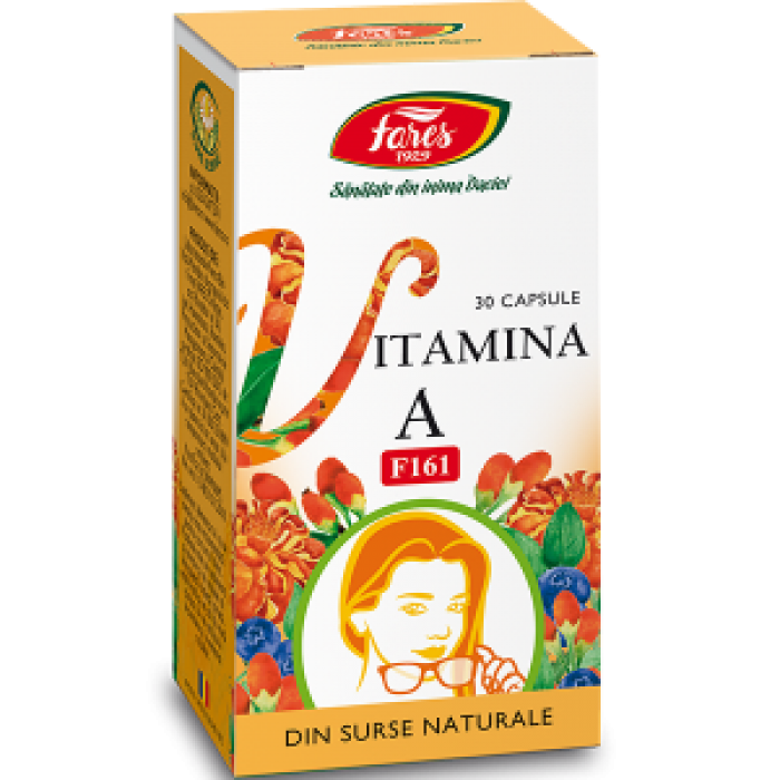 Vitamina A Naturala F161 30 capsule Fares