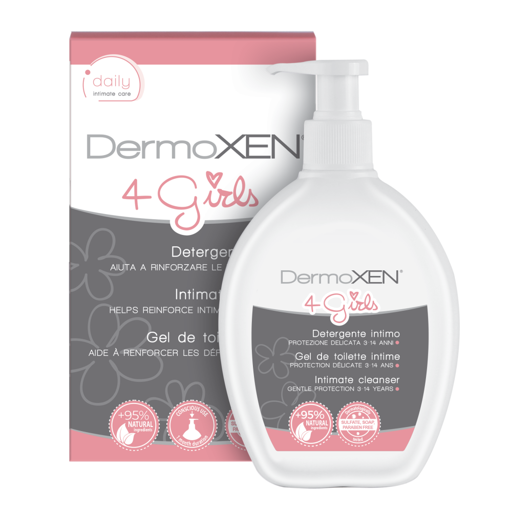 4Girls Gel Igiena Intima Fete 3-14 ani 200 ml Dermoxen